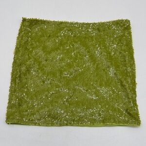 UEC Sequin Embellished lime Green mini Skirt size medium